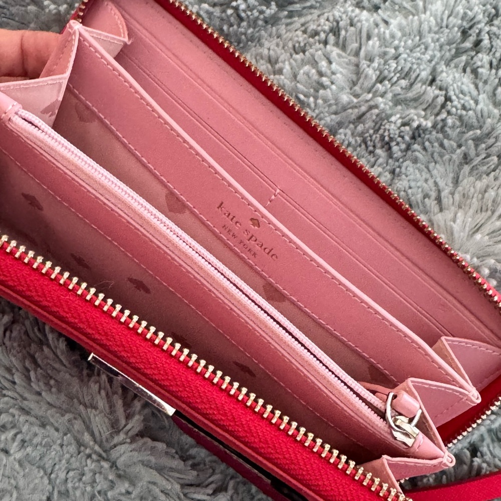 Kate Spade Pink Wallet with Cupcake Motif - Picture 3 of 4